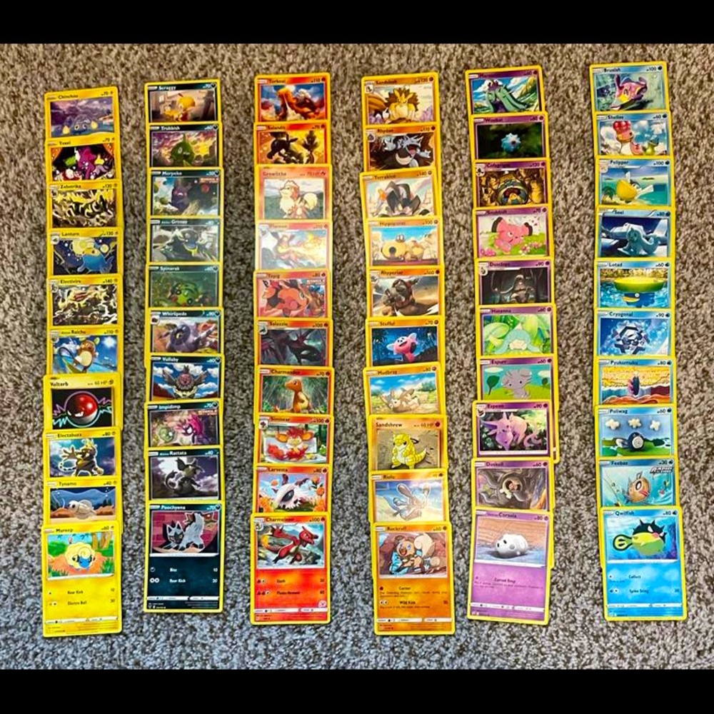 Pokemon cards set of 60 cards